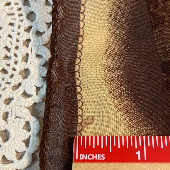 Long Vintage Gucci Silk Scarf - Picture 8 of 14